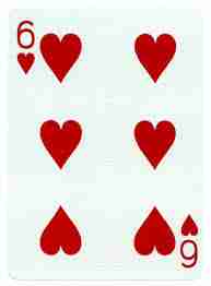 <p>6 of hearts </p>