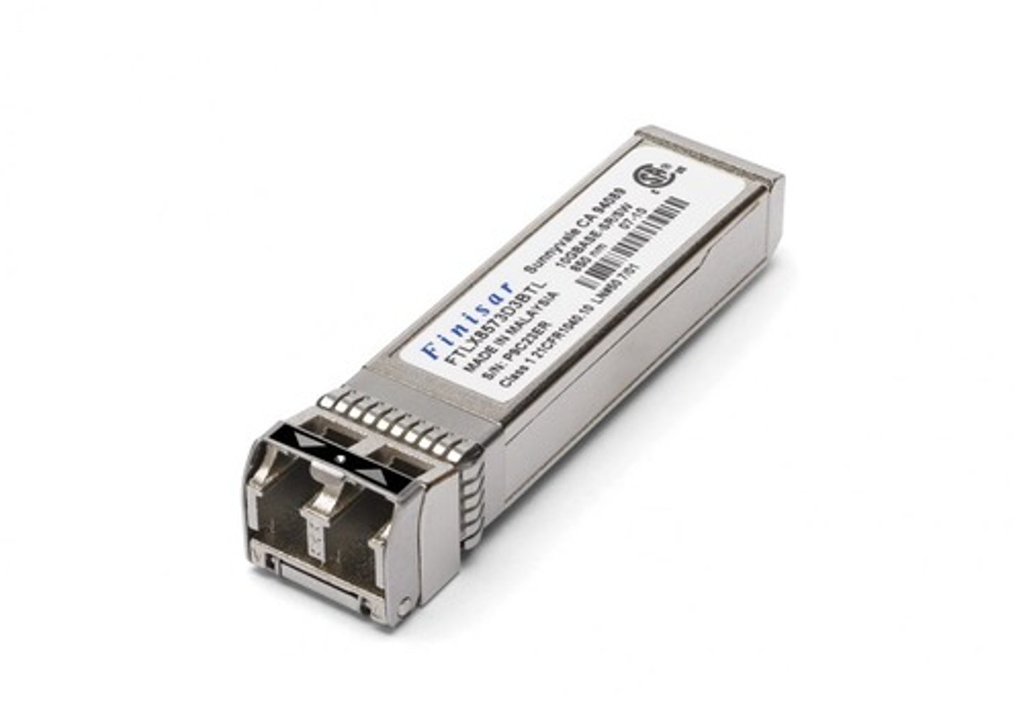 <p>Fiber optic transceiver module type supporting duplex 1 Gbps (SFP) or 10 Gbps (SFP+) links.</p>