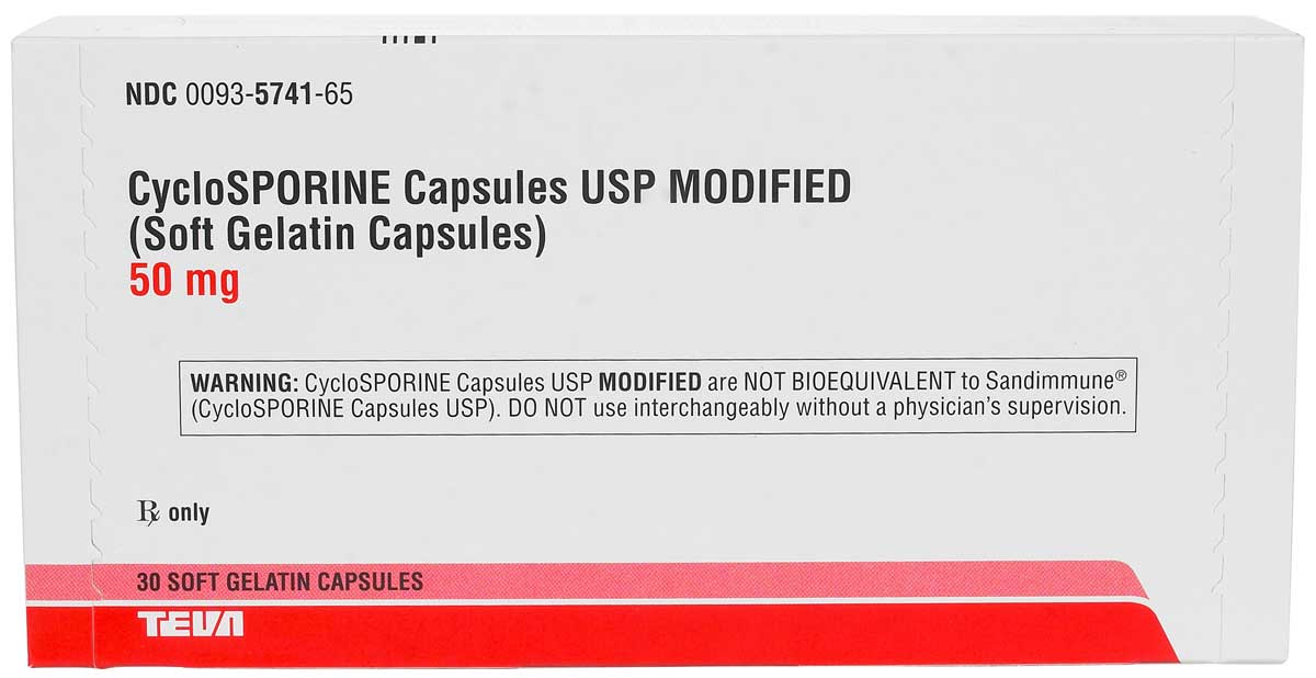 <p>Cyclosporine (modified oral)</p>
