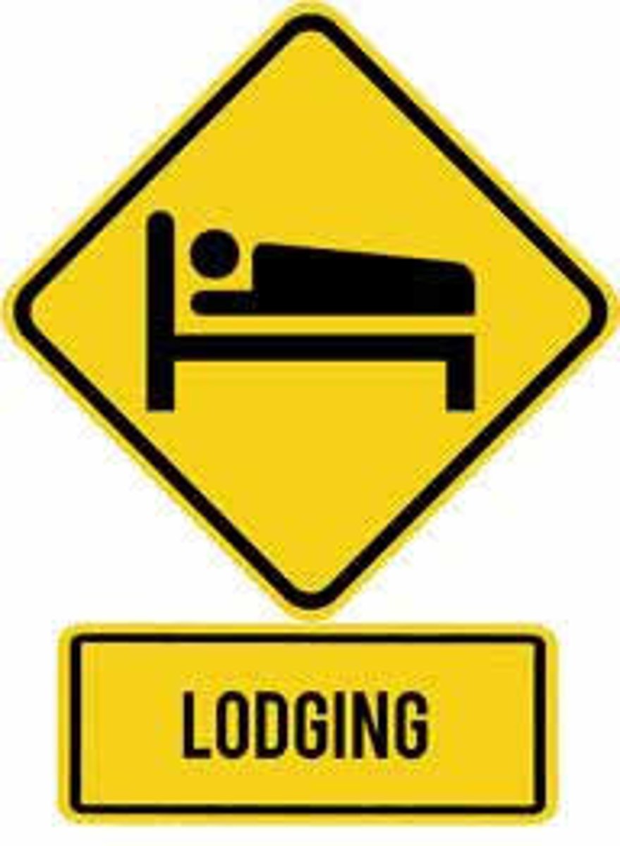 <p>lodging</p>