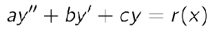 <p>How do we solve this nonhomogeneous equation?</p>