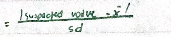 <p>Compares the deviation of the suspect value from the sample mean. ISO (International Organization for Standardization) recommended.  </p>