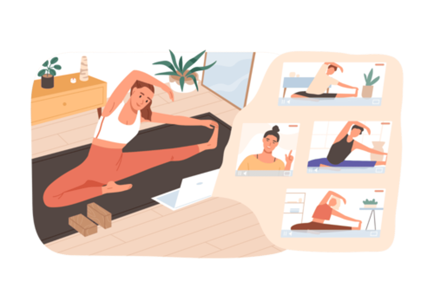 <p>to start a new hobby or activity</p><p>Mia’s ____________ yoga this summer and does it every morning.</p>