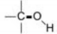 <p>C-OH (<em>ALCOHOL- Bond Between C and O</em>)</p>