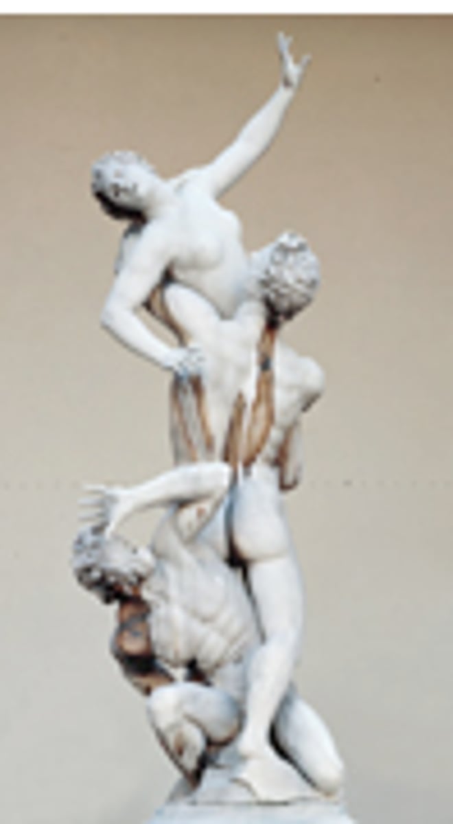 <p>This sculpture was the first large-scale group since classical antiquity designed to be seen from multiple viewpoints, to appreciate the sculpture fully, the viewer must walk around it, because the work changes radically according to the viewing point.</p>
