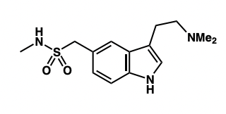 <p>draw the SM required for the retrosynthesis of sumatriptan </p>