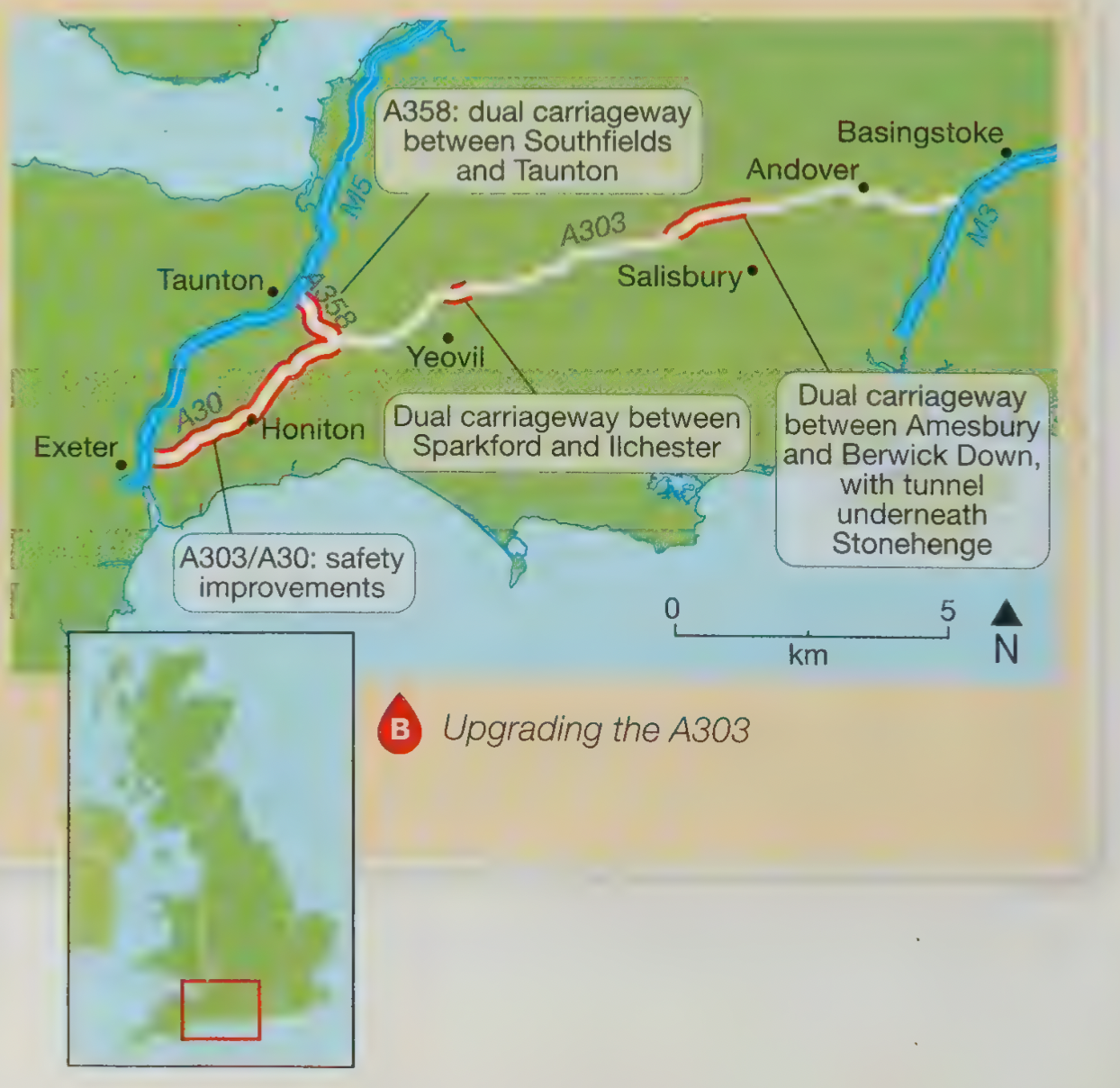 <p>A £2 billion road-widening project on the A303 that will convert the route to a dual-carriageway and aims to reduce congestion</p>