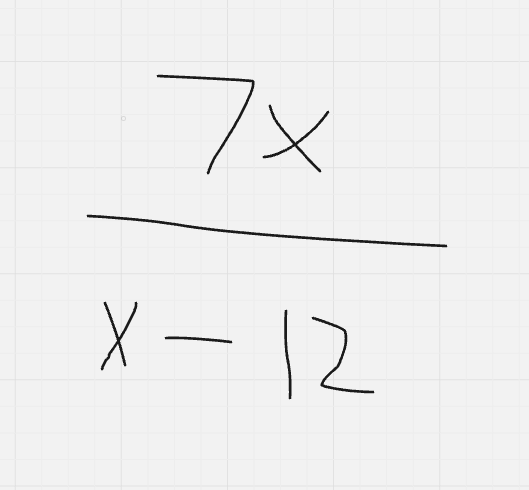 <p>What are the restricted value(s) of x?</p><p>Also write in interval notation. Will there be parenthesis or brackets?</p>