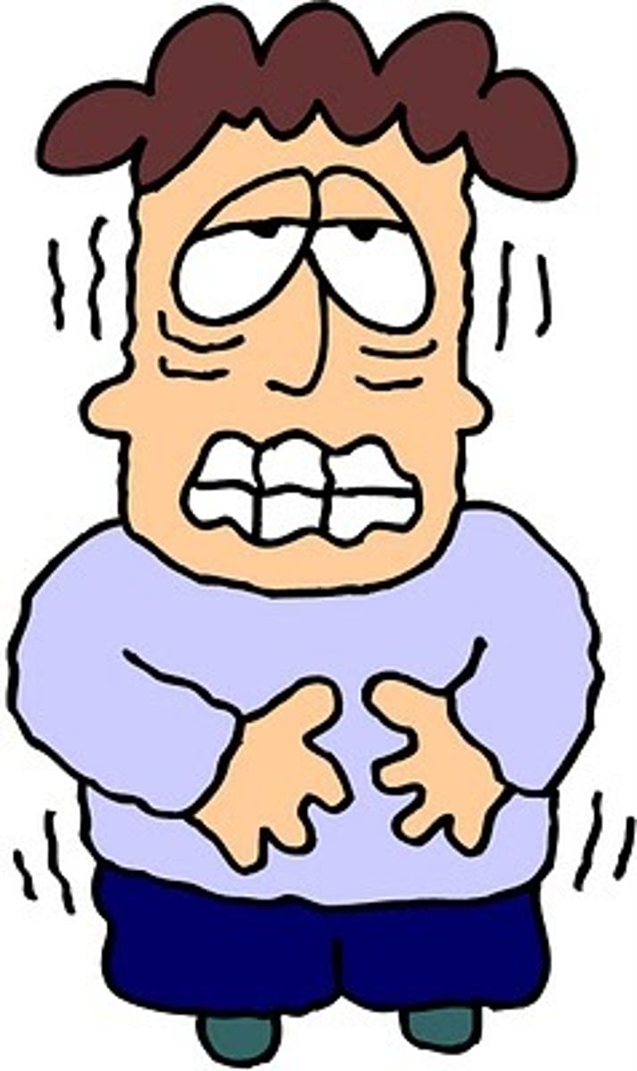 <p>to tremble, to shake</p>