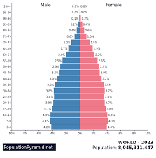 <p>a bar graph representing the distribution of population by age and sex.</p><p>Can be used for demographics of a certain area and can be used to indicate development in a certain area</p>