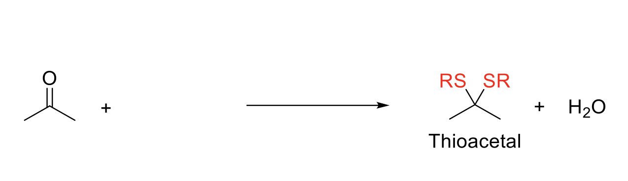 <p>Thioacetal Formation</p>