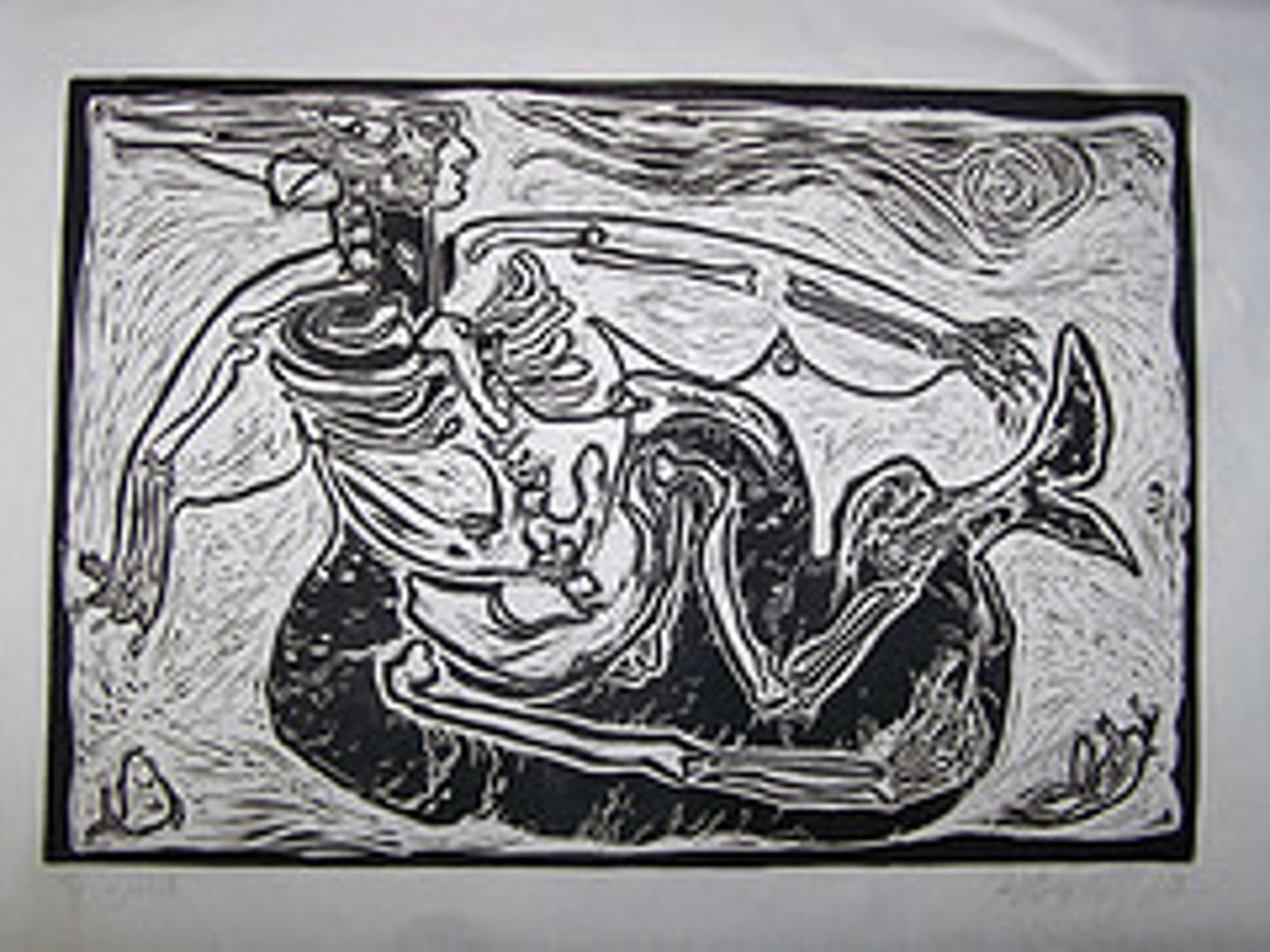 <p>artistic design and manufacture of prints as woodcuts or silkscreens</p>