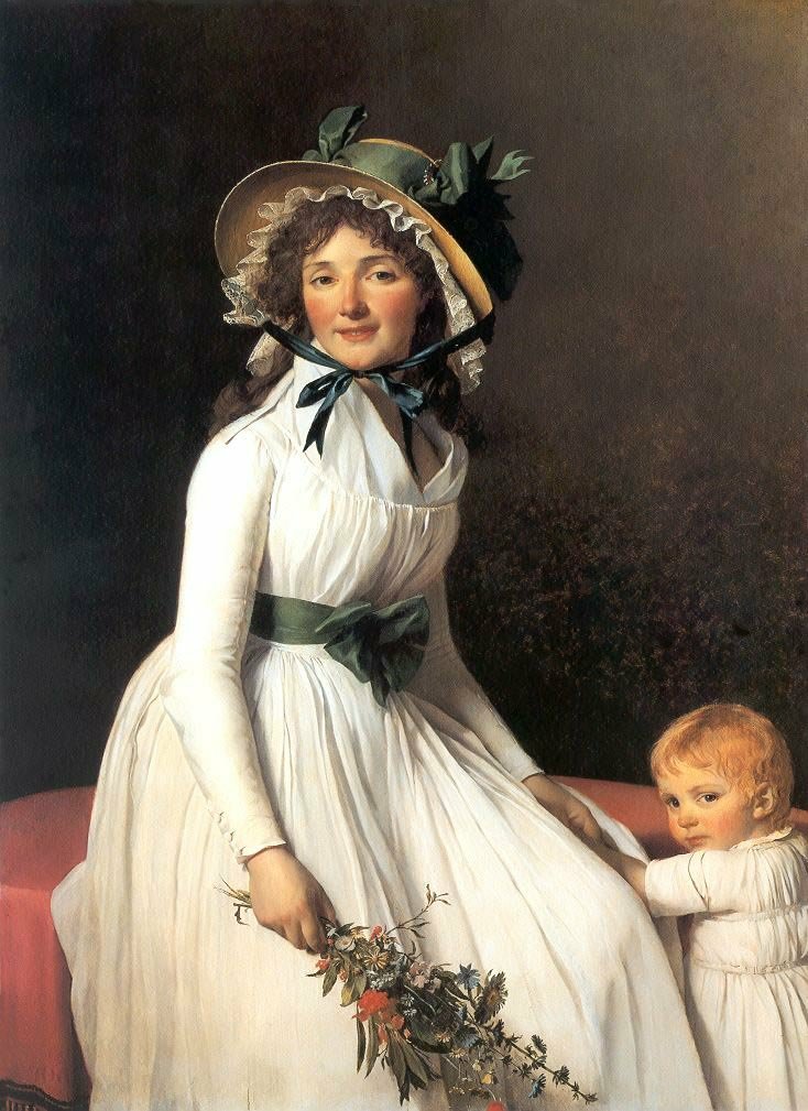 <p>portrait, néo-classique </p>