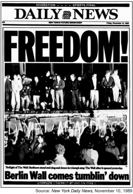 <p>The event shown on the front page of this newspaper is most closely associated with the</p>