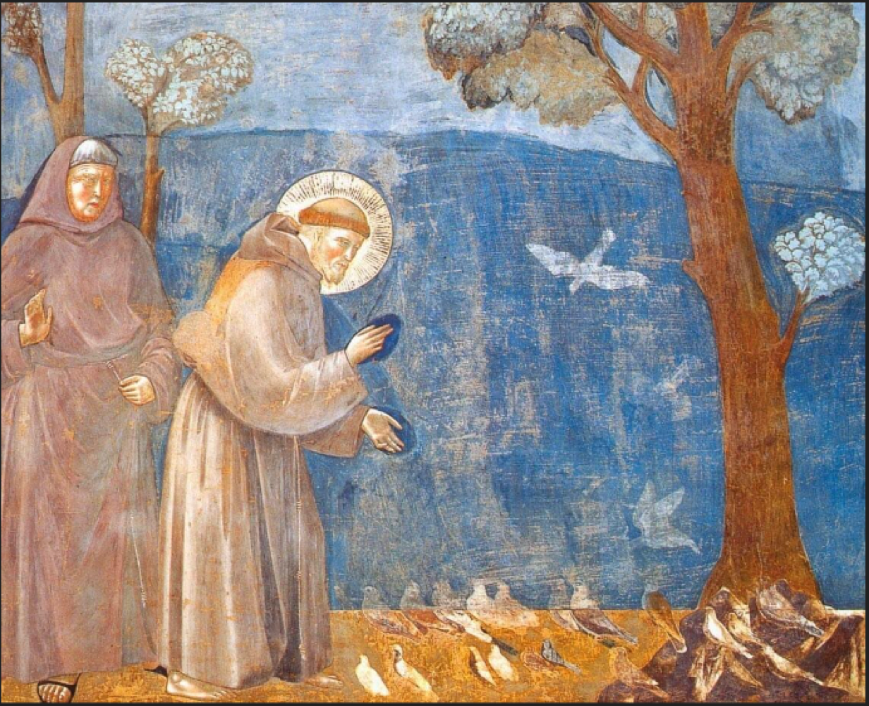 <p>describe the composition of <span style="background-color: transparent;"><em><span>St. Francis Preaching to the Birds </span></em><span>and its significance </span></span></p>