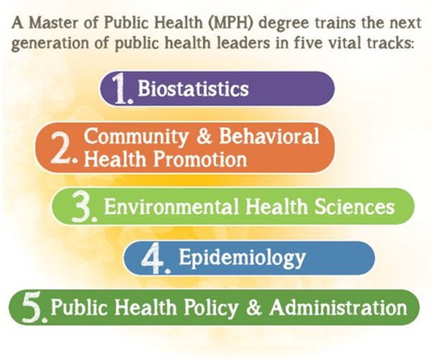 <p>The study of the distribution and determinants of health-related states or events, and the prevention and control of health problems in human populations.</p>
