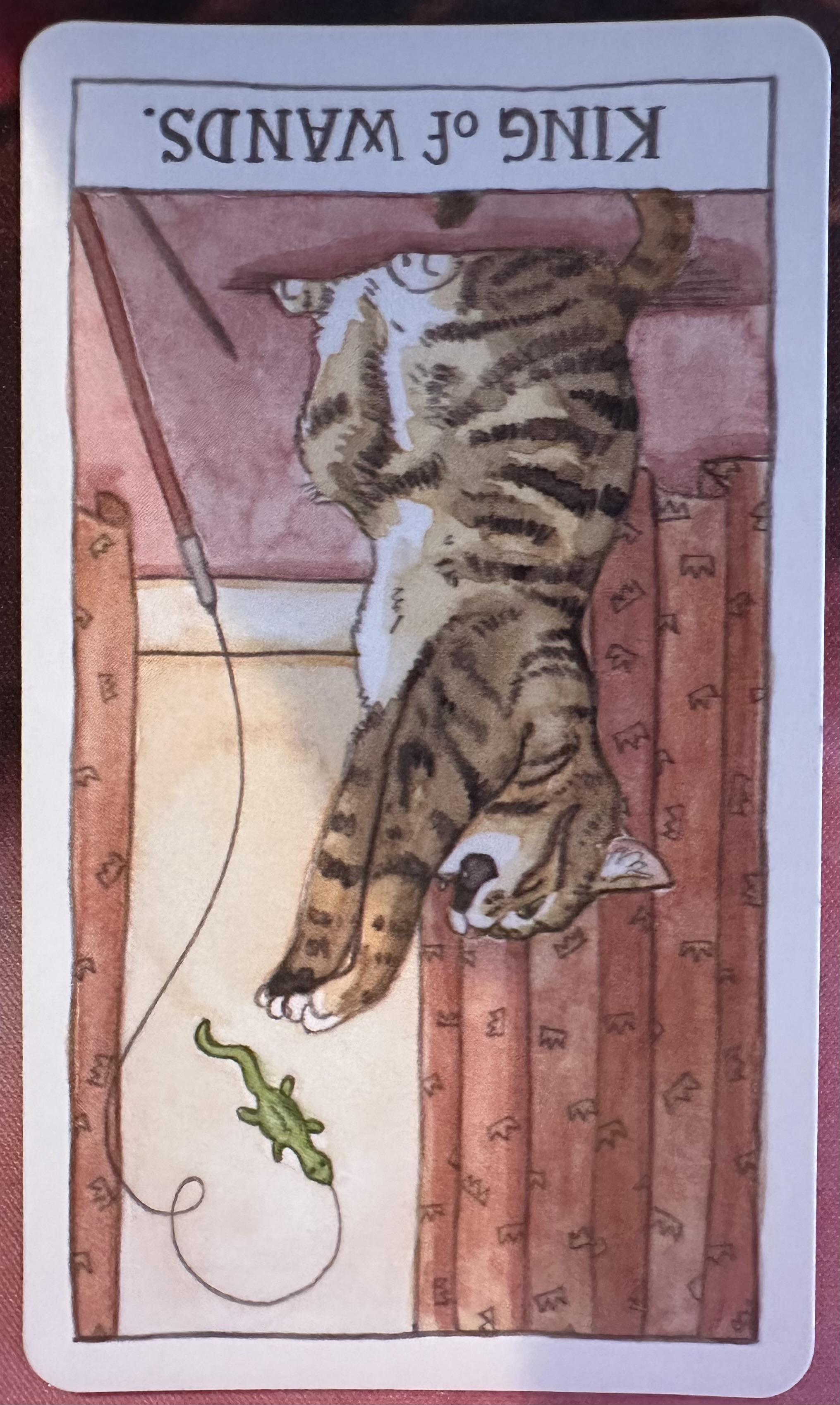 <p>King of Wands Reversed</p>