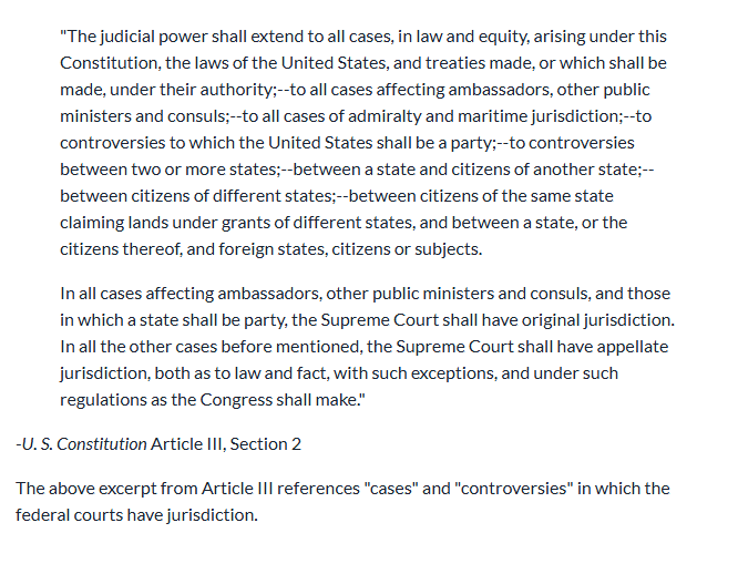 <p>As a result of the Constitution's use of this language,</p>