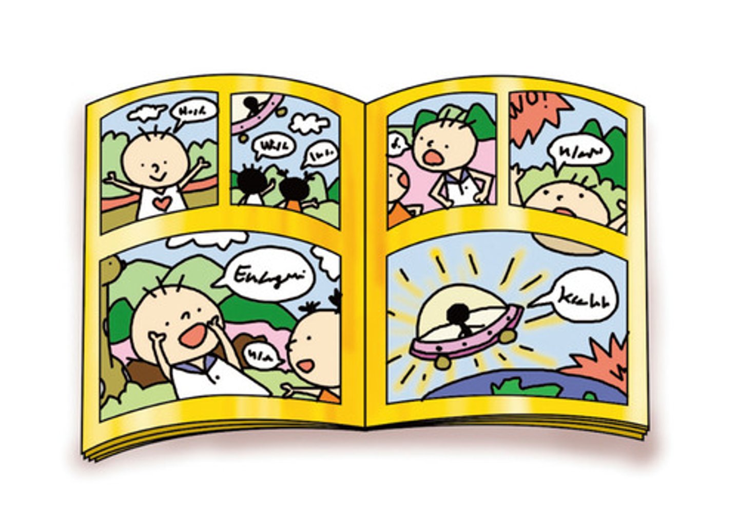 <p>truyện tranh</p><p>만화책을 읽는 것을 좋아해요</p><p>Tôi thích đọc truyện tranh</p>