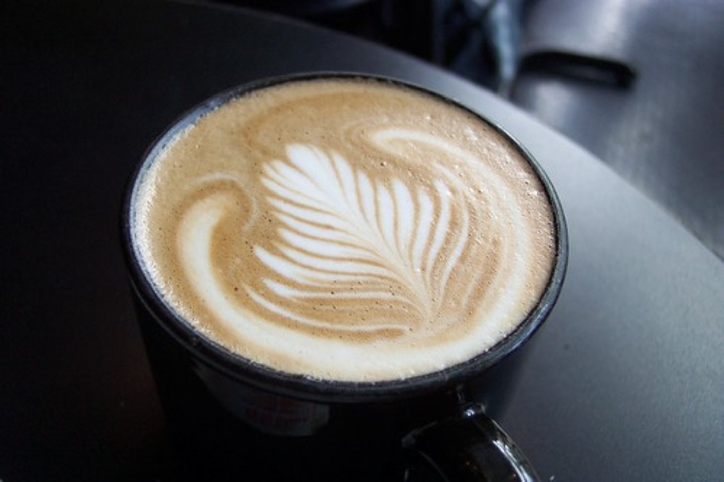 <p>coffee with milk</p>