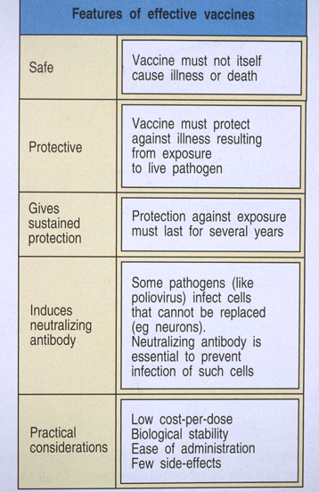 Effective Vaccines