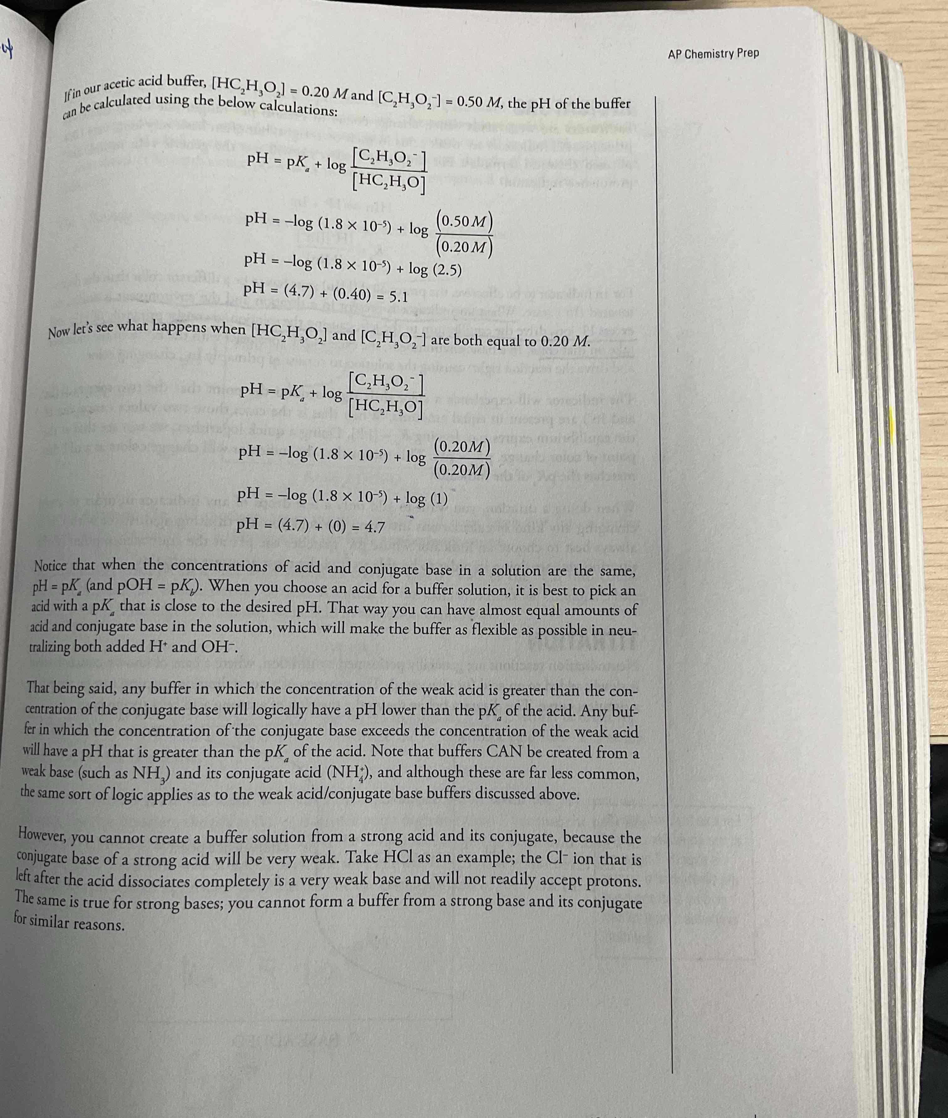 <p>Allows us to calculate the exact Ph of a buffer</p>