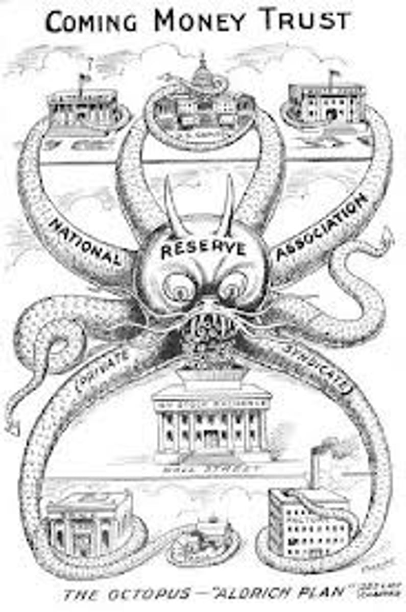 <p>1. Proposed a national banking system with 12 district banks supervised by a Federal Reserve Board (Wilson).</p><p>2. 1913-1914, same year as Clayton Antitrust Act.</p><p>3. Wilson again appealed directly to Congress, and after many months of debate, and rejecting the Republican proposal for a private national bank, passed the FR Act. We still use the Federal Reserve notes, or U.S dollars, today.</p>