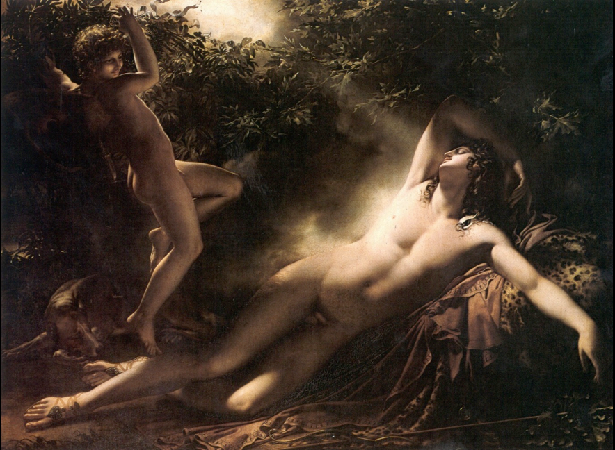 <p>Girodet, The Sleep of Endymion, 1791</p>