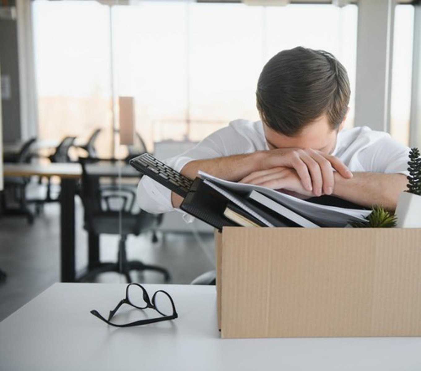 <p>situations where people lose their jobs</p>