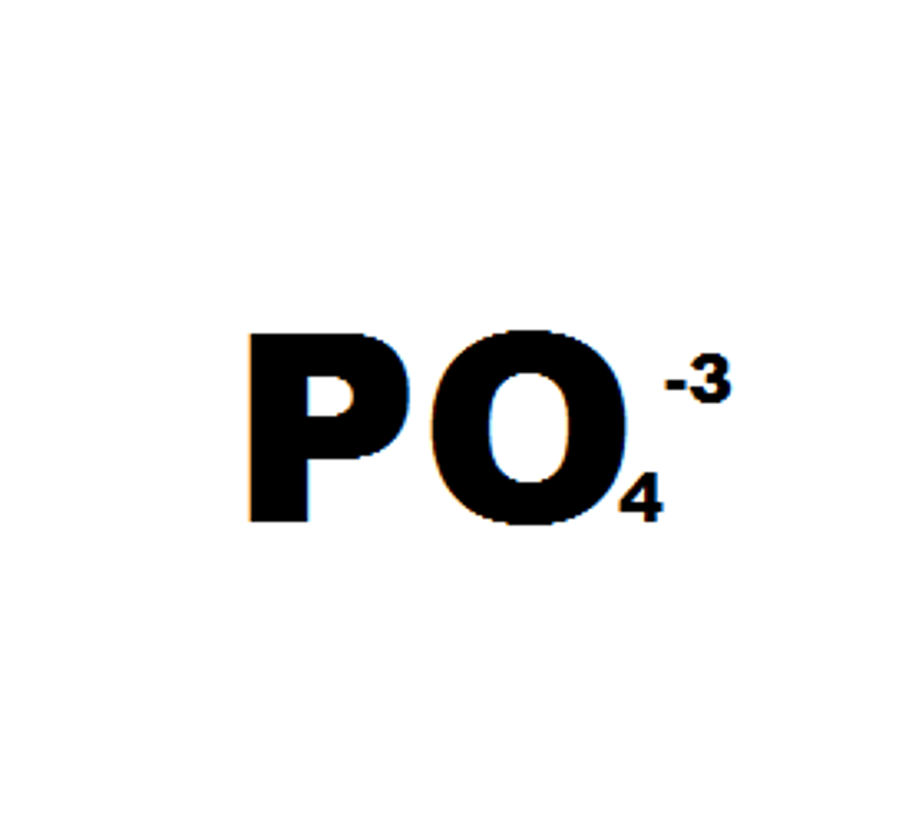 <p>PO4 3-</p>