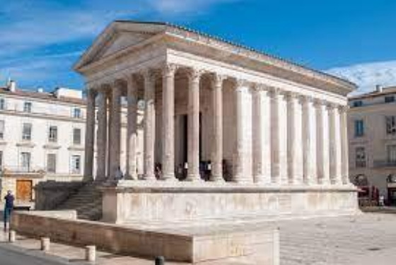 <p>The Maison Carree, Nimes</p><p>(Rectangular Roman Temple)</p>