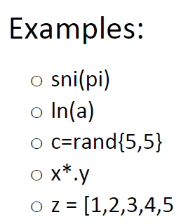<p>Syntax errors are errors in a MATLAB statement itself, such as spelling or punctuation errors</p>