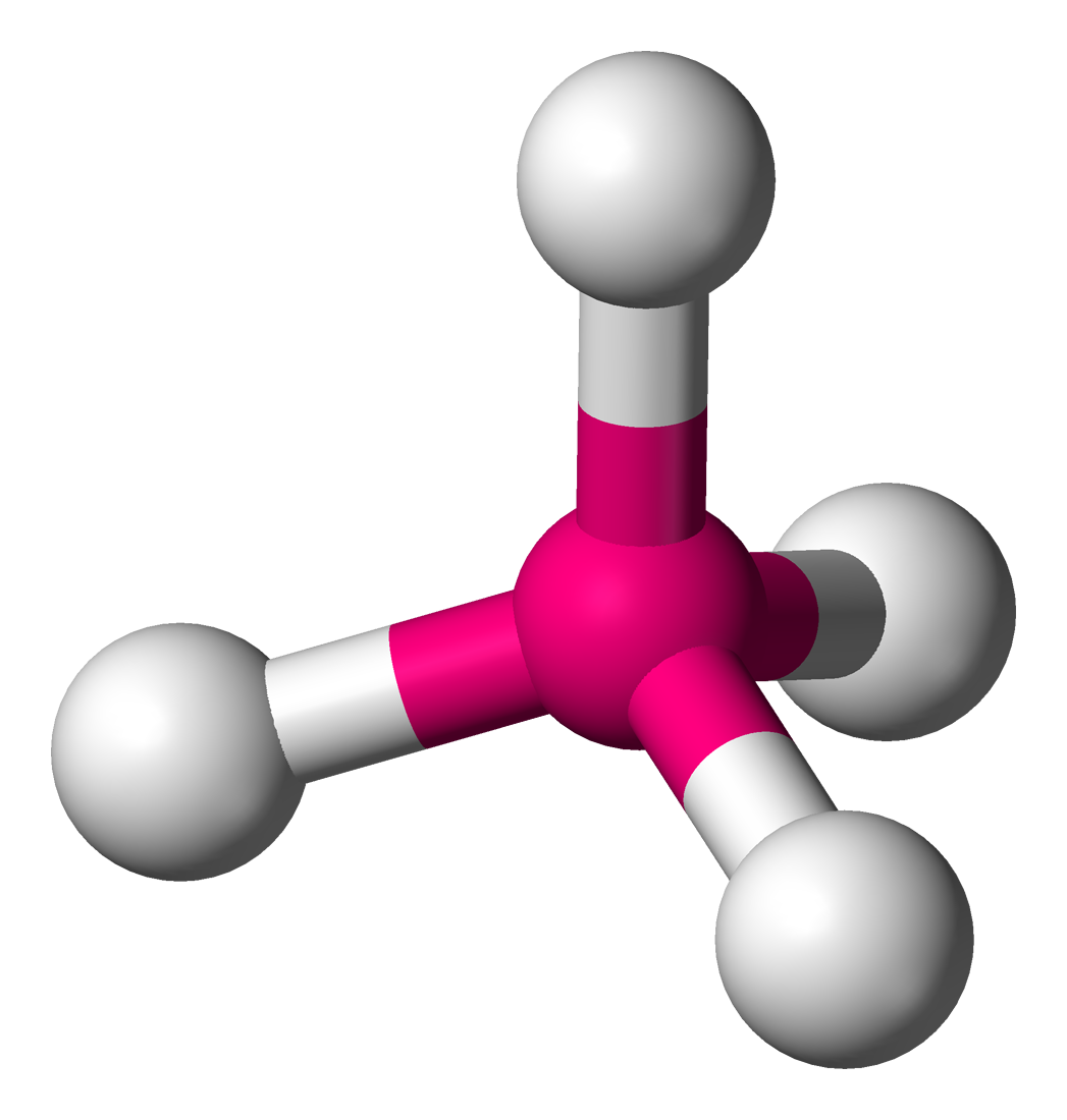 <p>4 bond pairs</p><p>0 lone pairs</p><p>109.5 degrees</p>