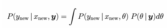 <p>The distribution of possible future observations, based on the <strong>posterior distribution</strong> of the model’s parameters. It shows what new data might look like, given what we’ve learned from the current data.</p>