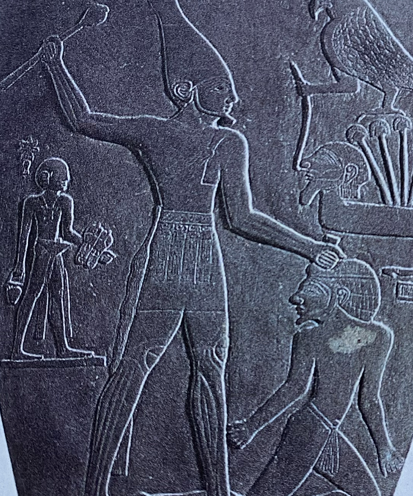 <p>What does Narmer’s large scale mean compared to the others? </p>