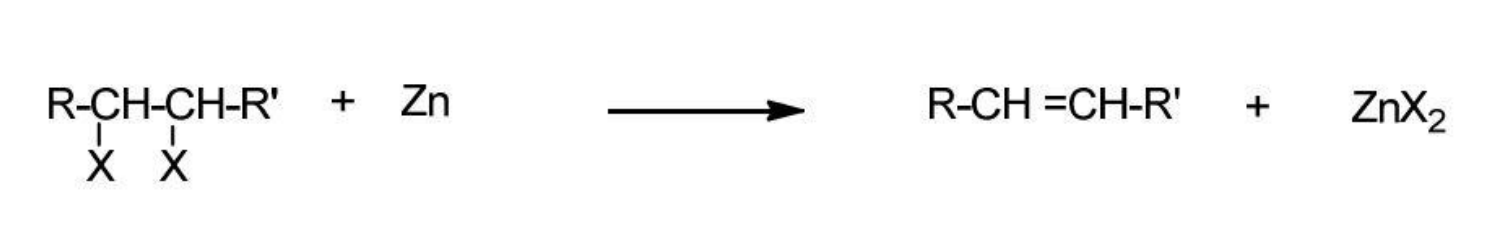 <p>Tác chất : <strong>Zn</strong></p><p>Khử X2</p>