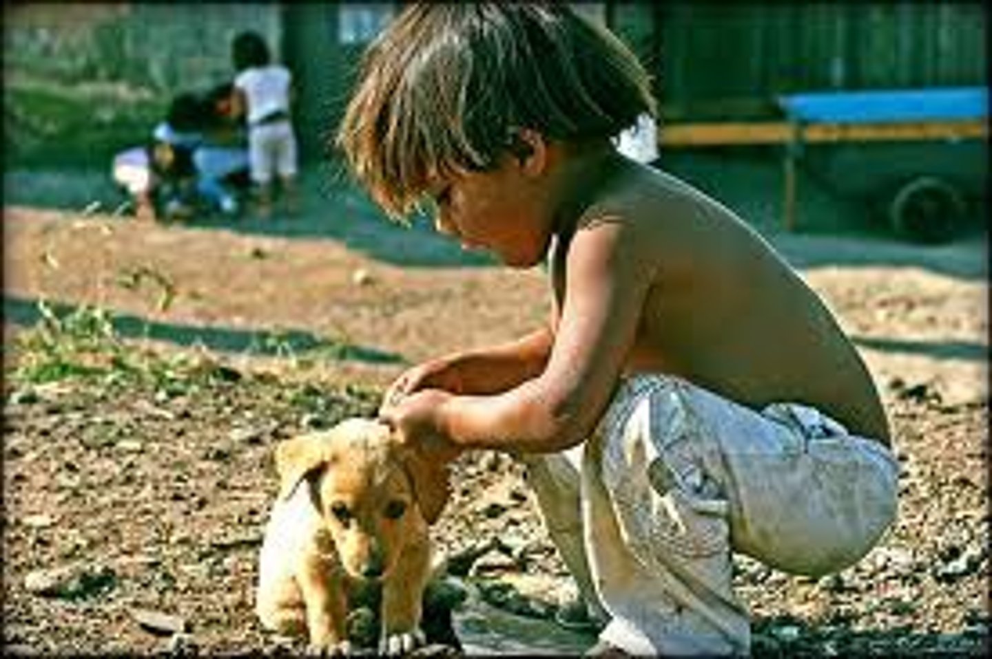 <p>The boy will take good ___ of the puppy.</p>