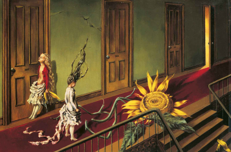 <p>How did the artist use scale?</p>