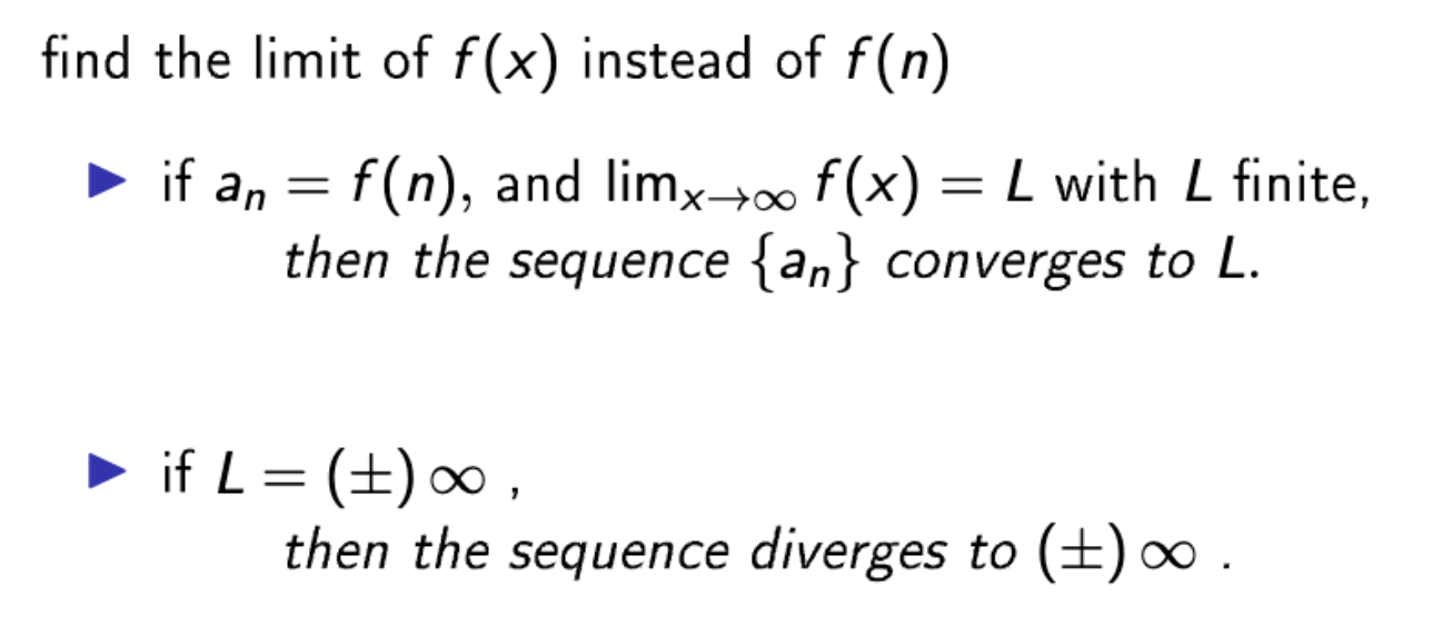 <p> L’Hopital’s rule</p>