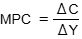 <p><span><span>The proportion of additional income that is </span></span><strong>spent</strong></p><p></p>
