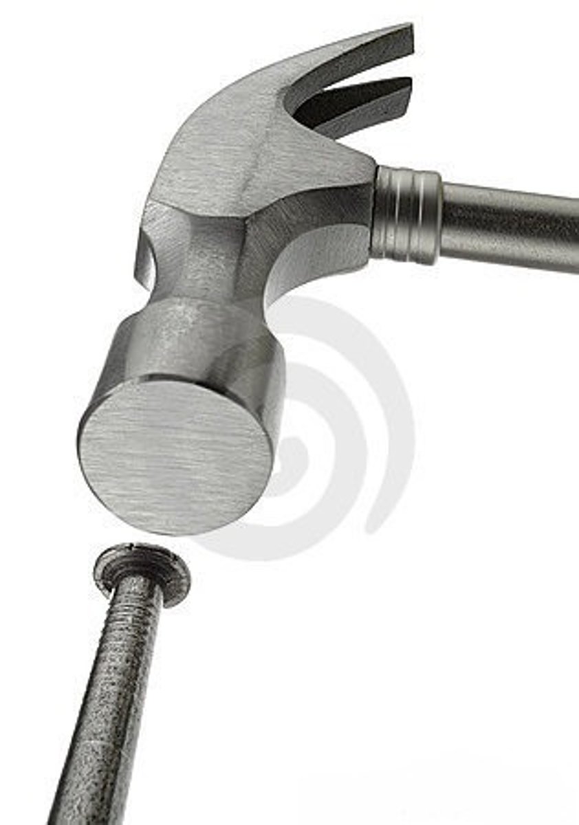 <p>to press down / to push down</p>