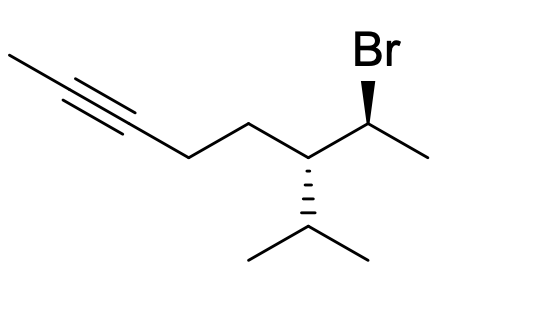 <p>What is the IUPAC name of the following compound? (hint: check priority table)</p>