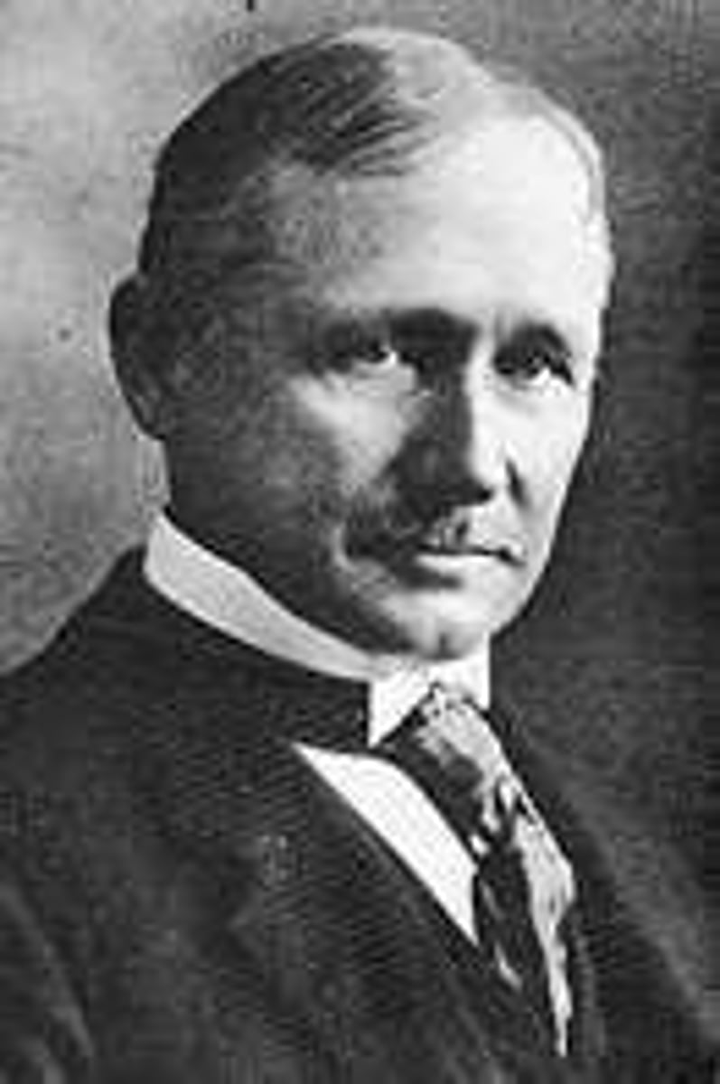<p>A prominent inventor and engineer who developed "scientific management," a system of shop-floor organization that stressed efficient, highly supervised labor management and production methods. His methods revolutionized manufacturing across the industrialized world.</p>