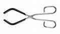 <table style="min-width: 25px"><colgroup><col style="min-width: 25px"></colgroup><tbody><tr><td colspan="1" rowspan="1" style="width:236.8pt;border:solid windowtext 1.0pt;mso-border-alt:
  solid windowtext .5pt;padding:0in 5.4pt 0in 5.4pt"><p class="MsoNormal">Metal with rubber ends; used to handle hot beakers</p></td></tr></tbody></table><p></p>