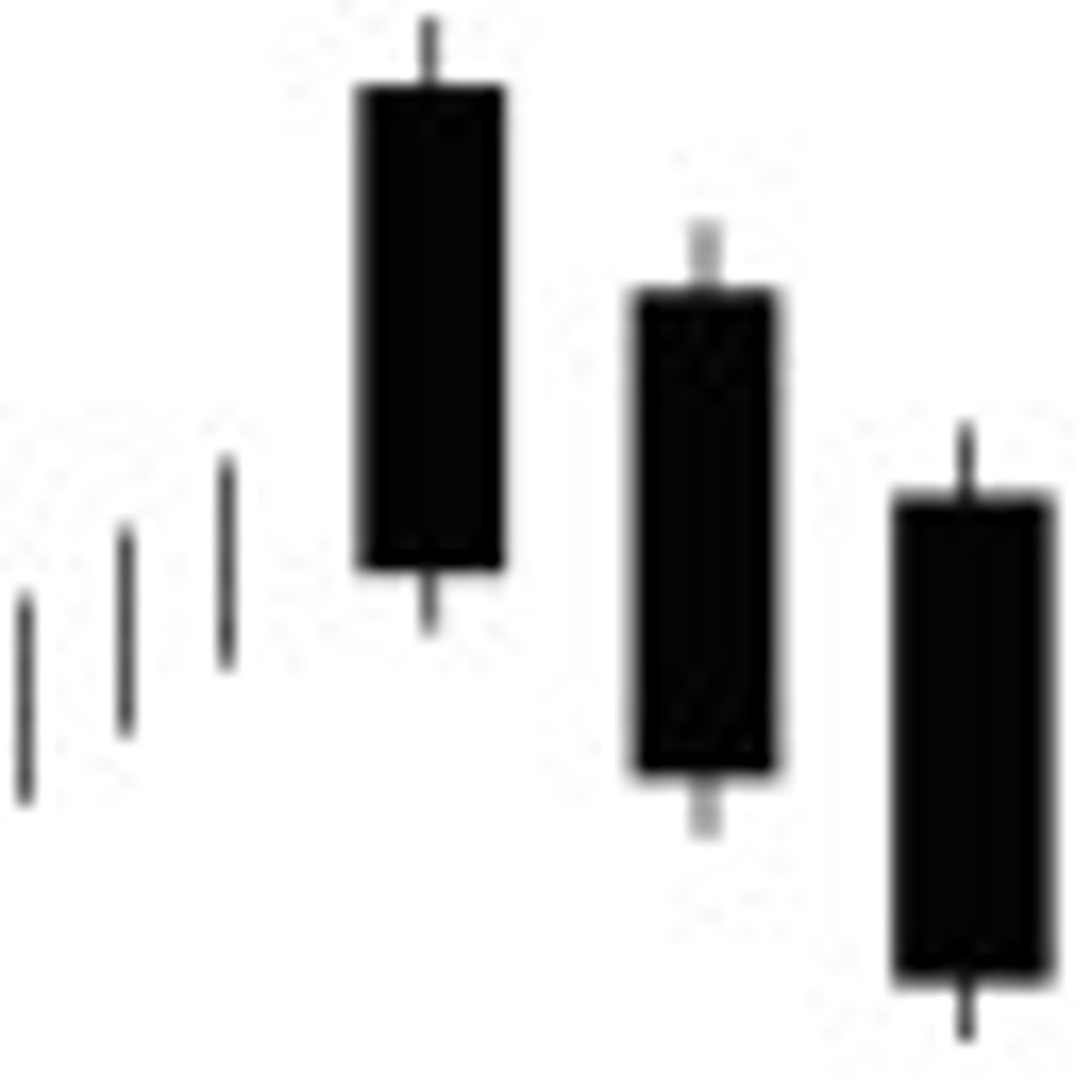 <p>A bearish reversal pattern consisting of three consecutive long black bodies where each day closes at or near its low and opens within the body of the previous day.</p>