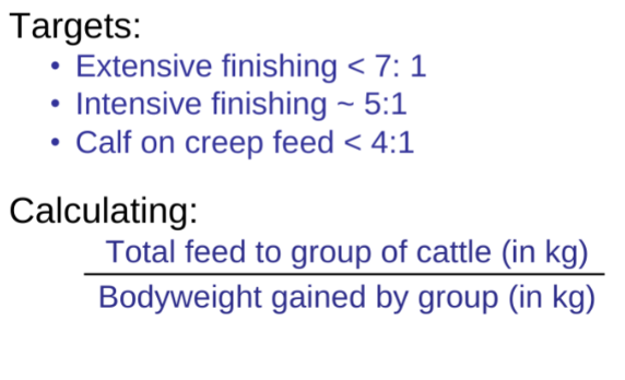 <p>how many kg feed required for 1kg weight-gain </p>