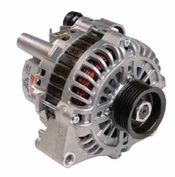 An electrical generator which produces alternating current (an ac generator)