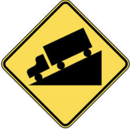 <p>This sign warns of</p>