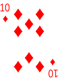 <p>10 of diamonds</p>