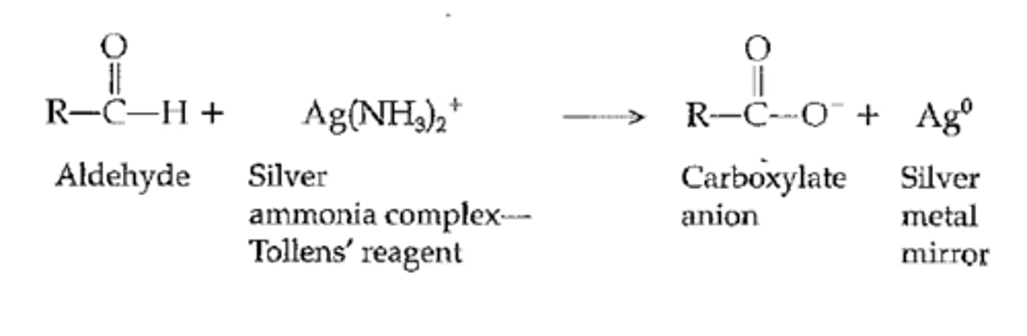 <p>React ammonia and silver nitrate to make [Ag(NH₃)₂]⁺</p>